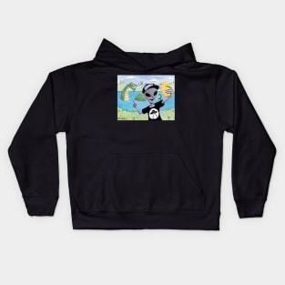 Loch Ness selfie Kids Hoodie